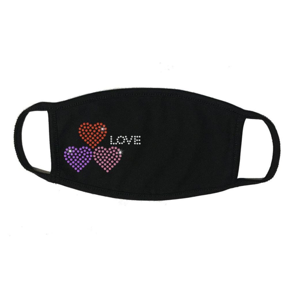 Rhinestone Facemask