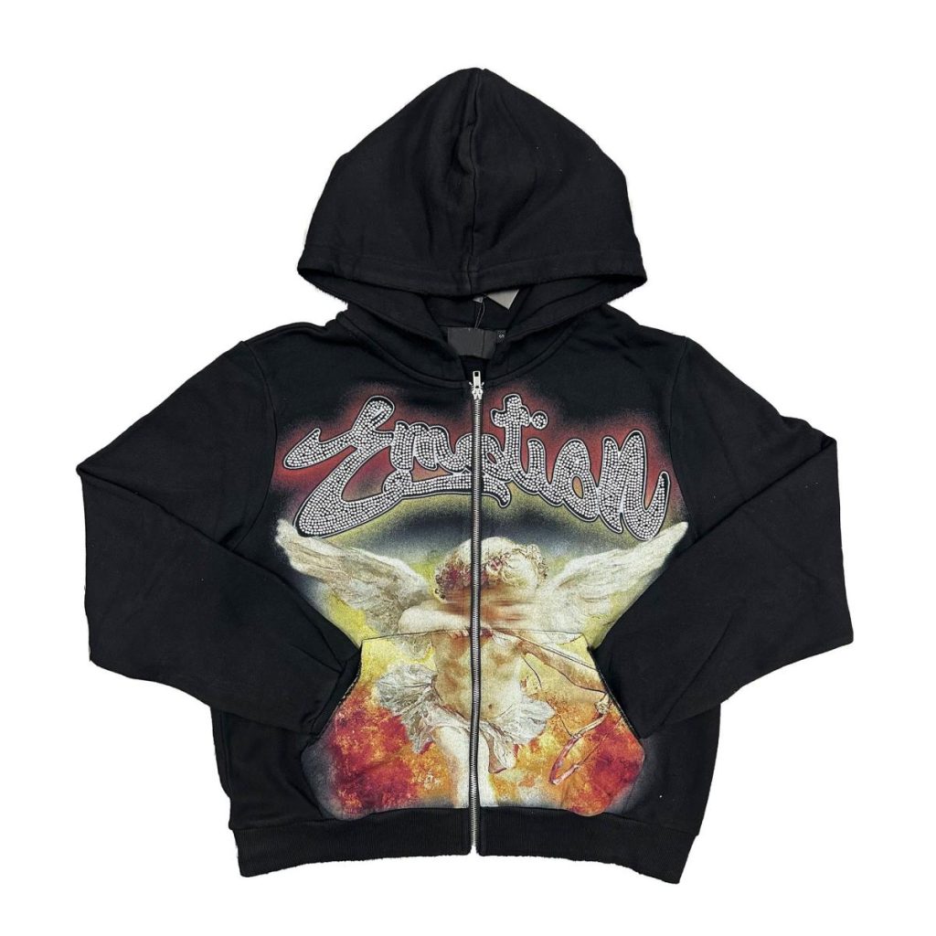 Rhinestone Hoodies Emotion